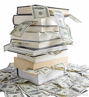 books with money
